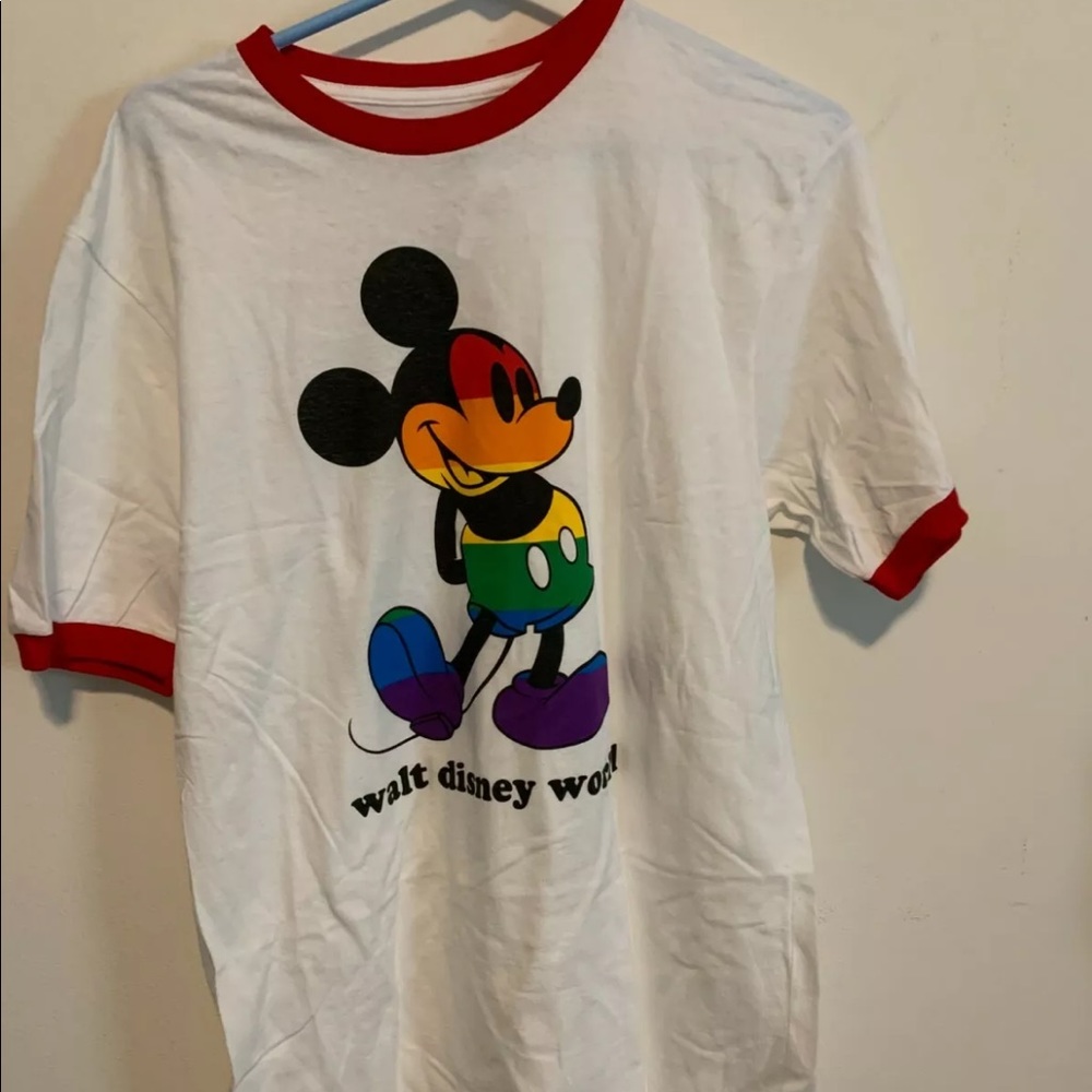 Disney World Rainbow Mickey Mouse T-Shirt Pride